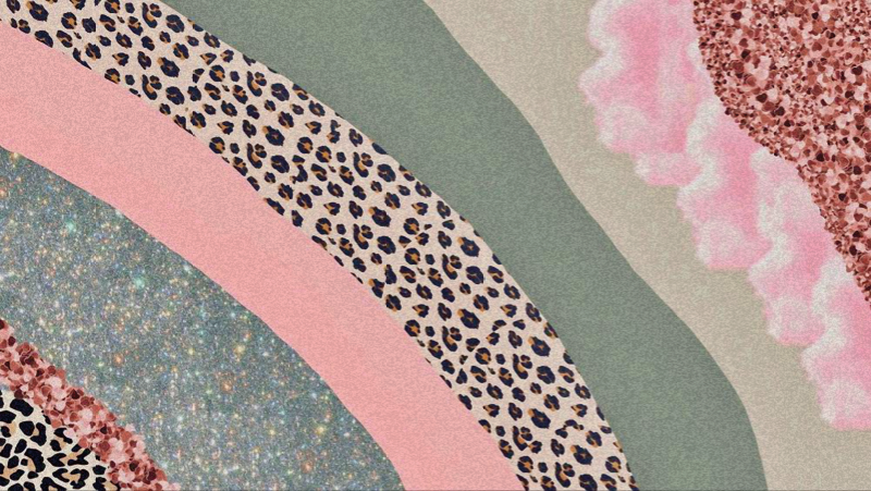 Layered colour waves bedroom vinyl carpet - TenStickers