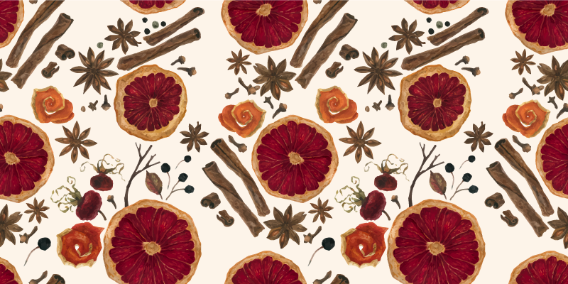 Floral Botanical Concept kitchen vinyl carpet - TenStickers