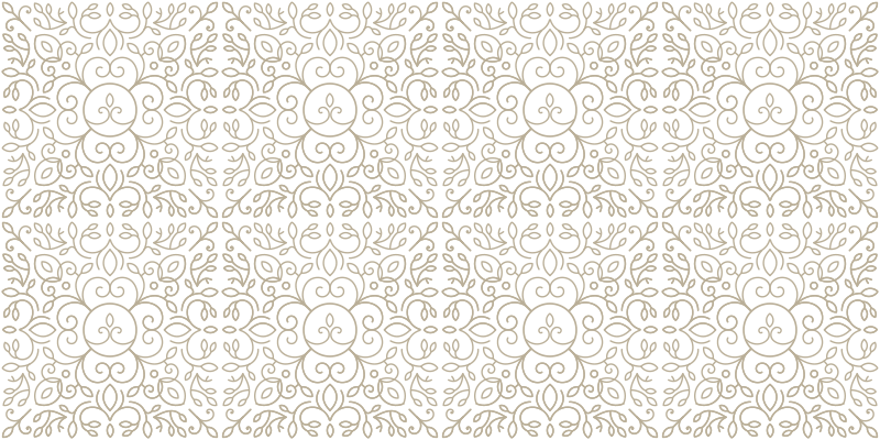 Floral outline concept kids vinyl carpet - TenStickers