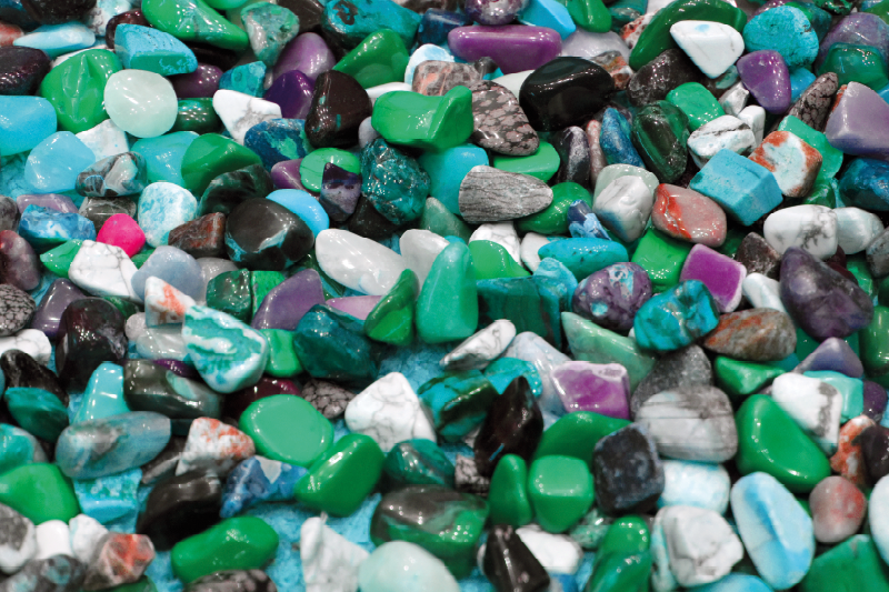 Colorful Pebble Mosaic stone effect vinyl carpet - TenStickers