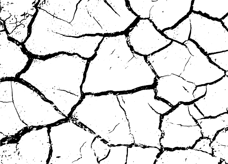 Cracked Earth stone effect vinyl carpet - TenStickers