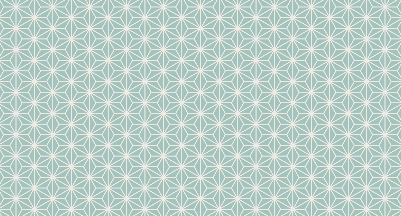 Green star burst geometric vinyl carpet - TenStickers