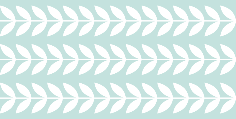 Leafy green pattern nature vinyl carpet - TenStickers