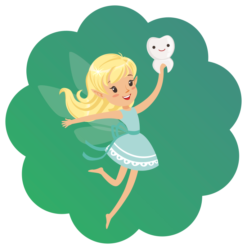 Tooth Fairy Fantasy kids vinyl carpet - TenStickers