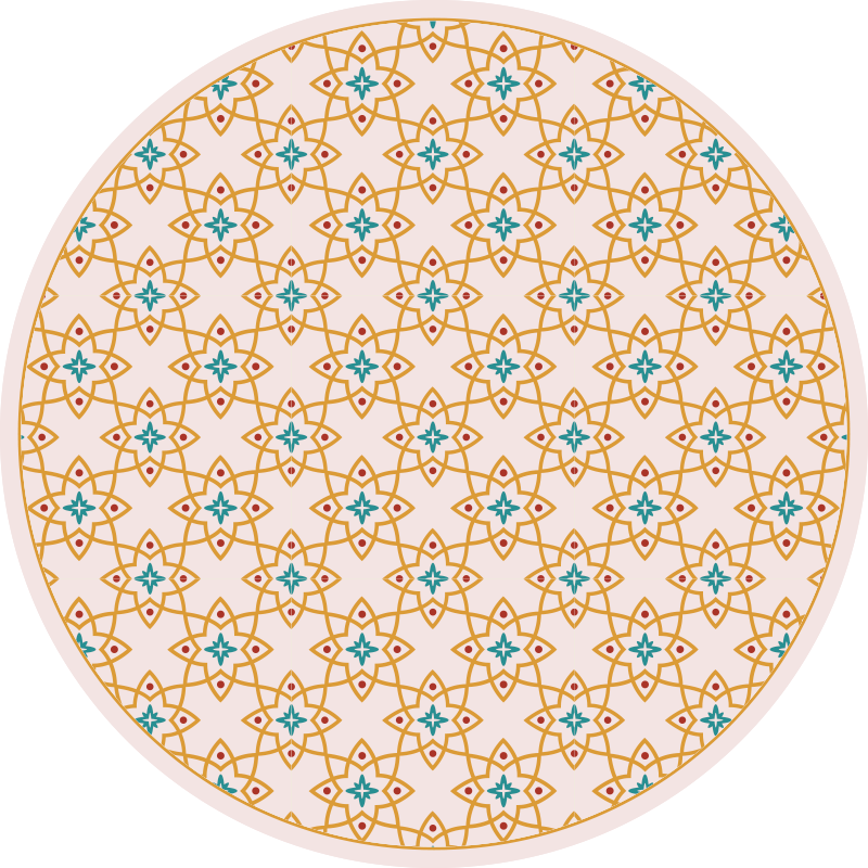 Vibrant mosaic arrangement kitchen vinyl carpet - TenStickers