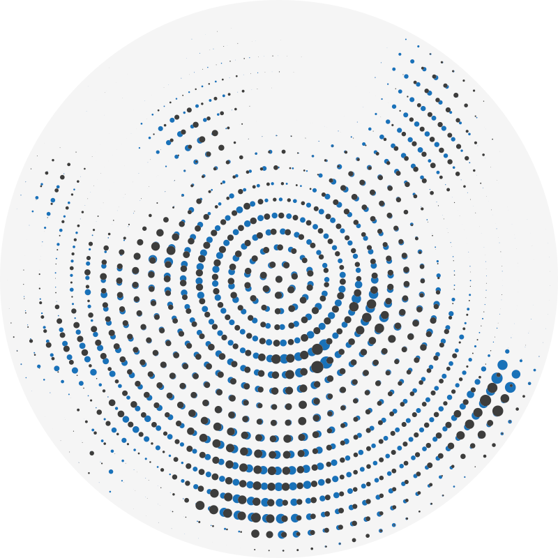 Round Spot Motif geometric vinyl carpet - TenStickers