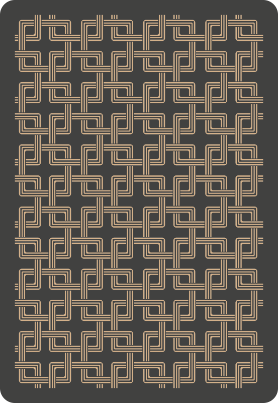 Elegant Line Patterns mosaic vinyl carpet - TenStickers