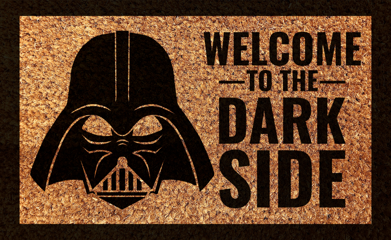 Welcome Dark Side custom vinyl carpet - TenStickers