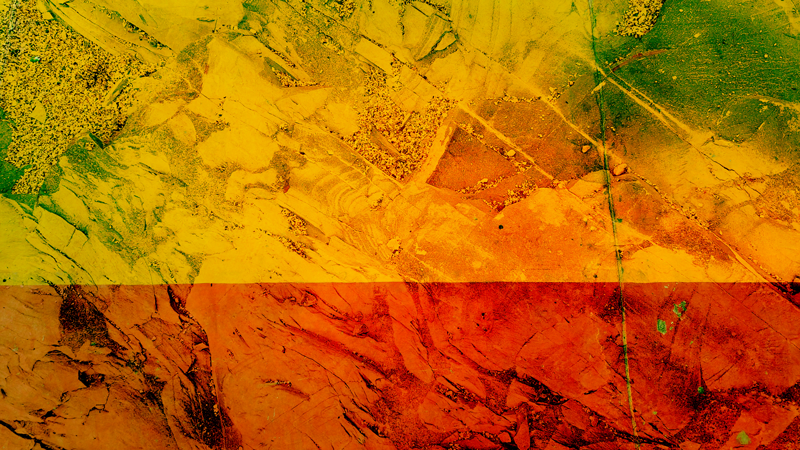 Warm Color Layers texture vinyl carpet - TenStickers