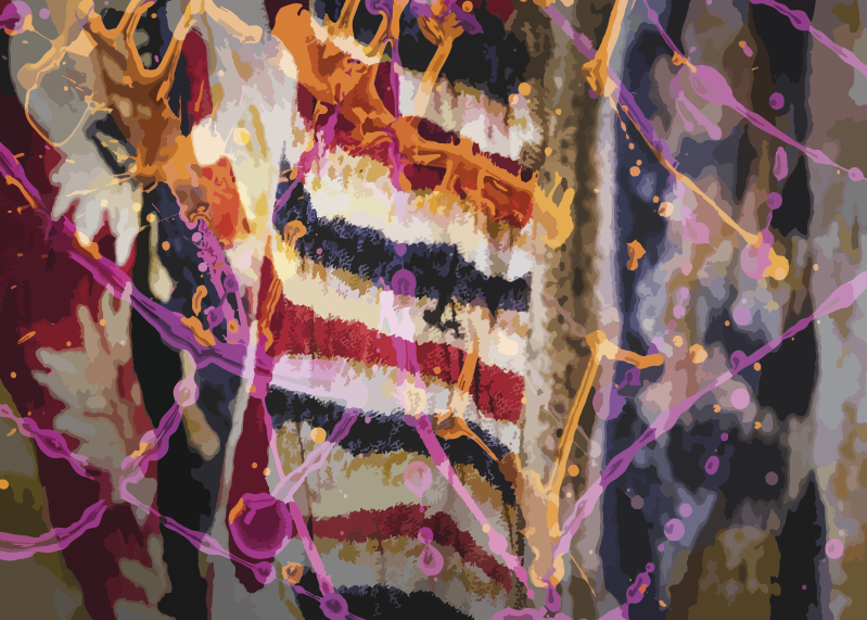 Abstract Color Flow texture vinyl carpet - TenStickers