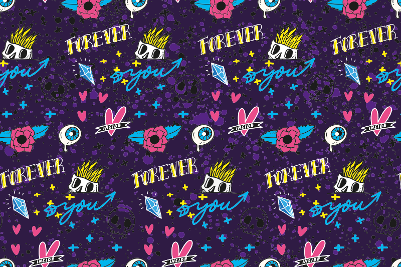 FOREVER YOU DESIGN kids vinyl carpet - TenStickers