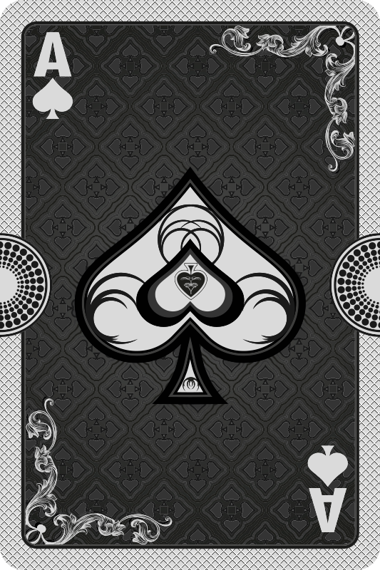 Playing Card Ace game vinyl carpet - TenStickers
