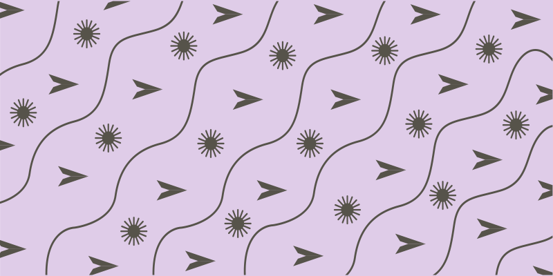 Wave Pattern Vibrance modern vinyl carpet - TenStickers