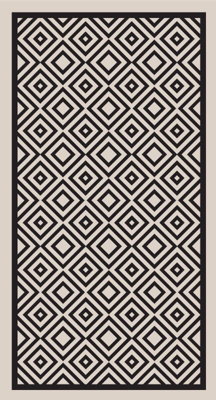 Bedroom vinyl carpet mosaic a area rug - TenStickers