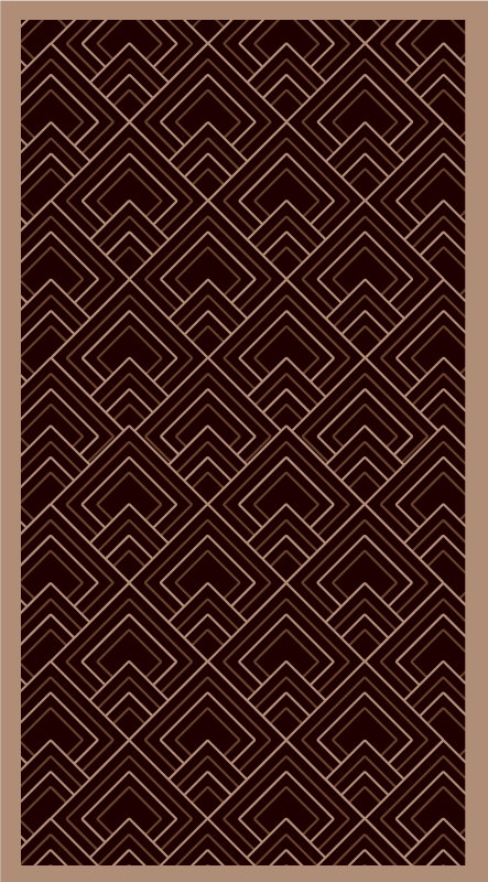 Black composition bedroom vinyl carpet - TenStickers