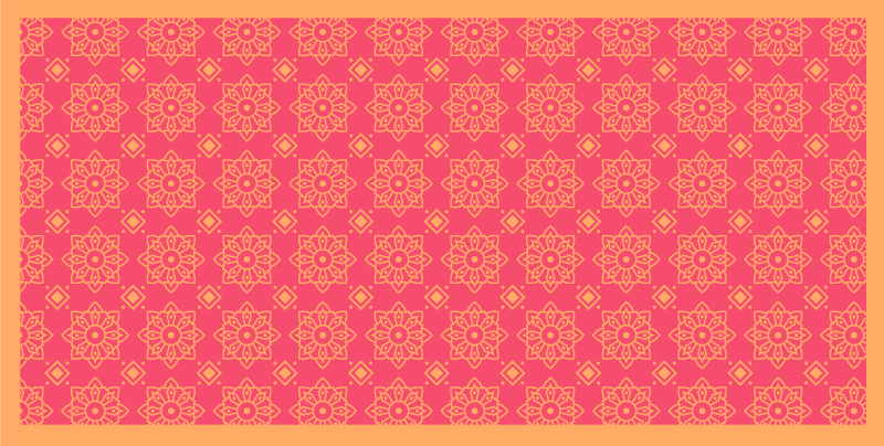 Sophisticated pink tiles living room vinyl carpet - TenStickers