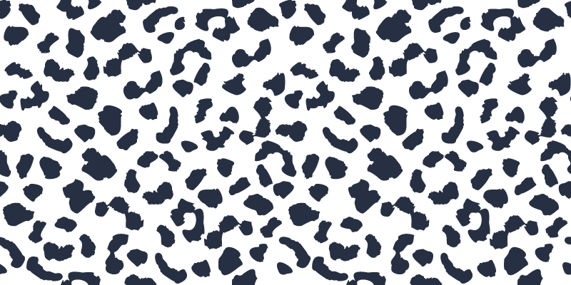 Leopard spot print animal print vinyl carpet - TenStickers