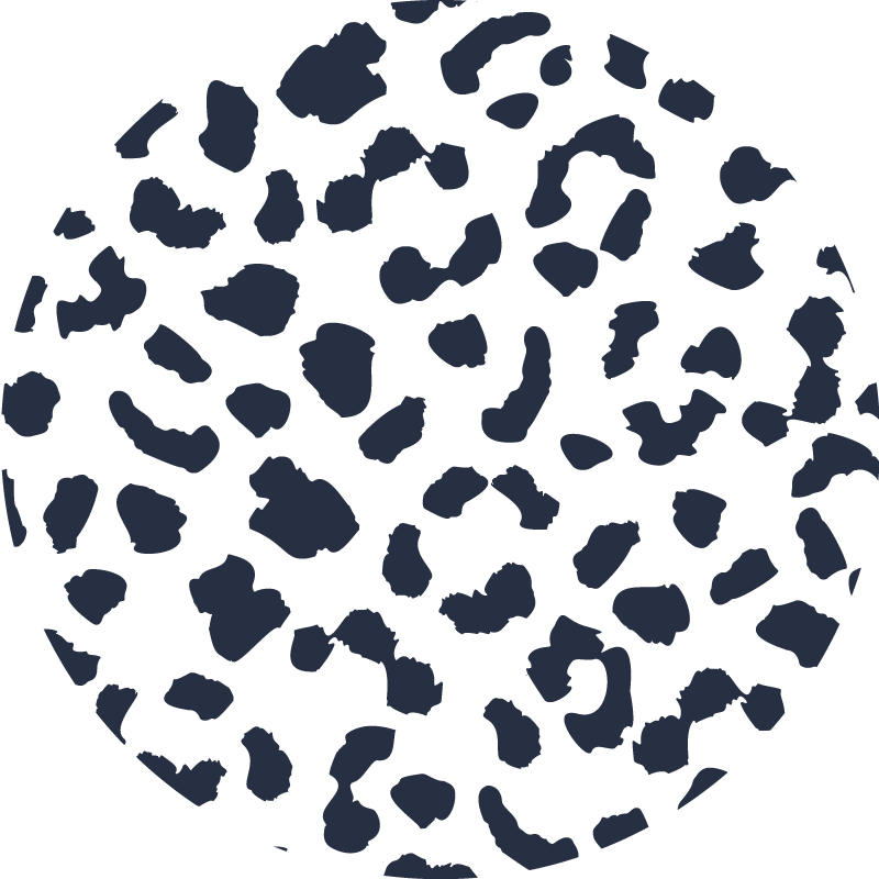 Cowhide patterned design animal print vinyl carpet - TenStickers