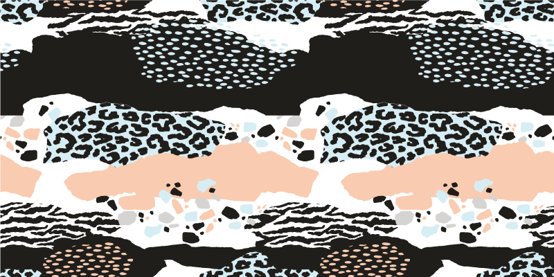 Sleek Leopard Pattern animal print vinyl carpet - TenStickers