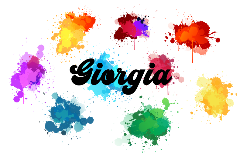 Circular design with splashes teen vinyl carpet - TenStickers