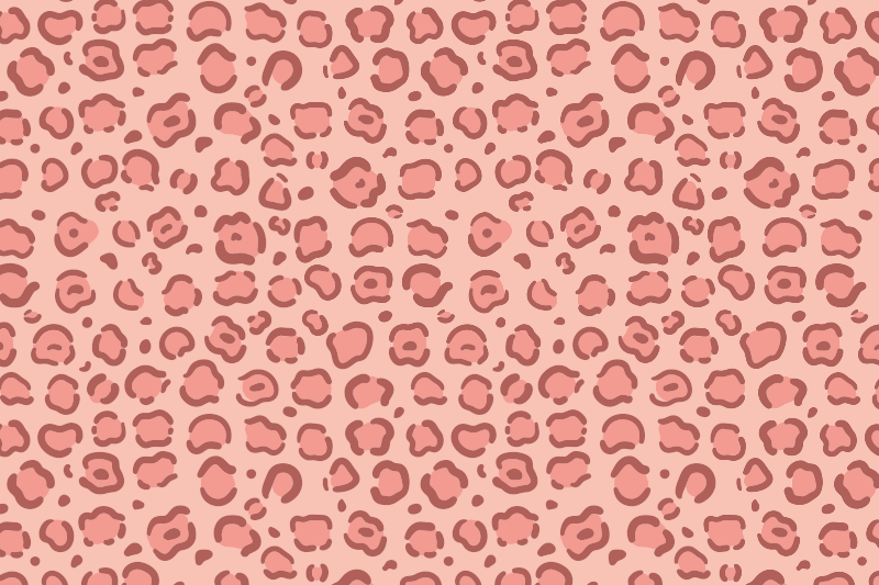 Leopard Dots animal print vinyl carpet - TenStickers