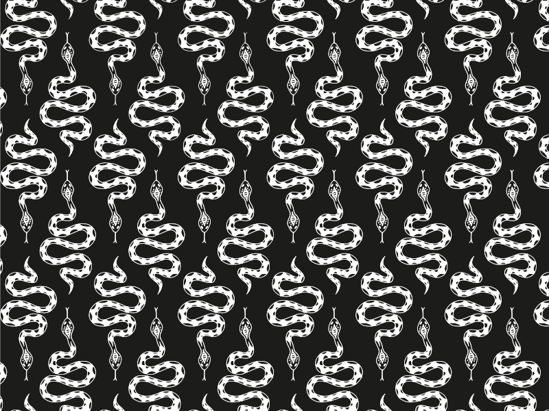 Stylish snake motif animal vinyl carpet - TenStickers