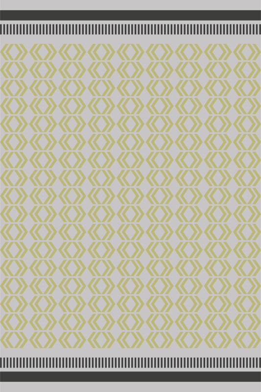 Honeycomb framework living room vinyl carpet - TenStickers