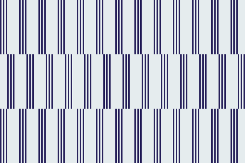 Living room vinyl carpet navy striped design - TenStickers