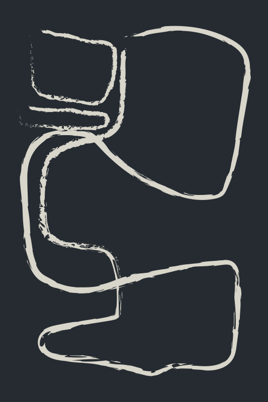 Abstract Line Patterns minimalist vinyl carpet - TenStickers