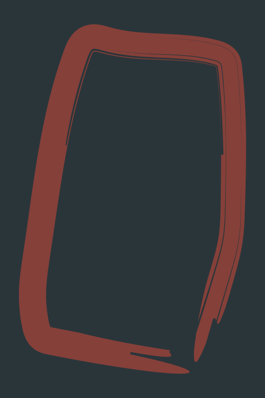 Sleek abstract shape living room vinyl carpet - TenStickers