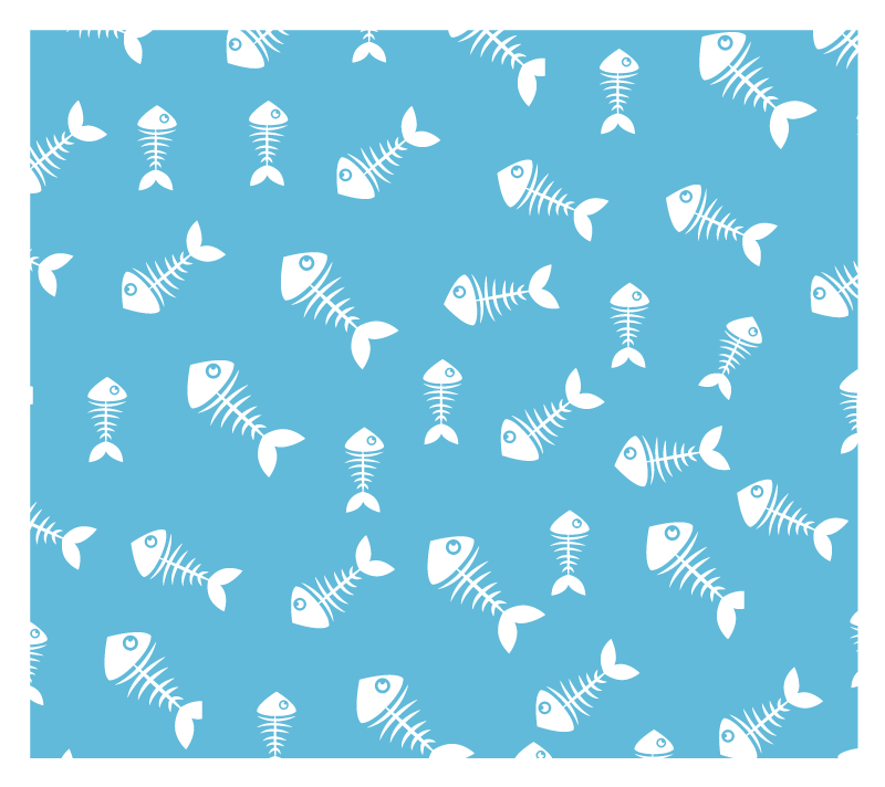 Weighing skeleton kitchen vinyl carpet - TenStickers