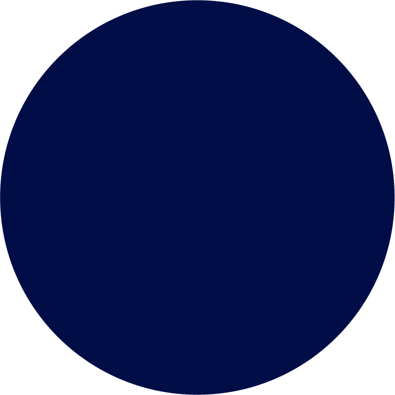 Round navy colour blue vinyl carpet - TenStickers