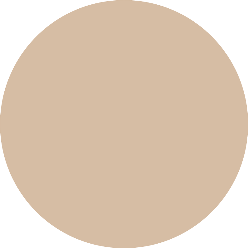 Soft Beige Hue circular vinyl carpet - TenStickers