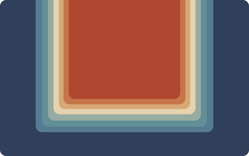 Vibrant Layered Stripes modern vinyl carpet - TenStickers