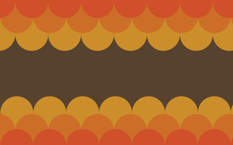 Retro wavy stripes vintage vinyl carpet - TenStickers