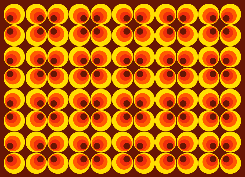 Vibrant Round Motifs texture vinyl carpet - TenStickers