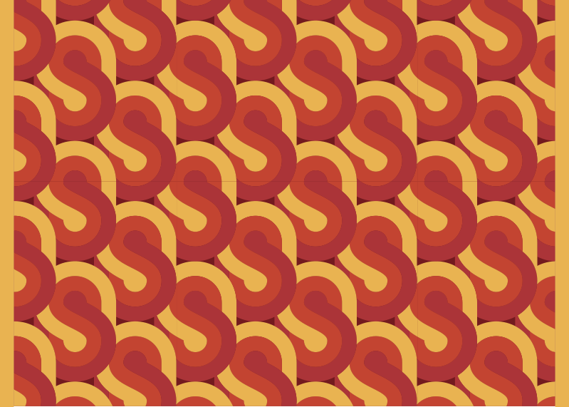 Dynamic retro design vintage vinyl carpet - TenStickers