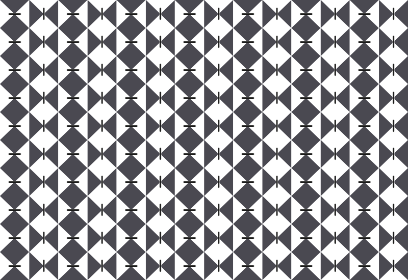 Modern Diamond Pattern geometric vinyl carpet - TenStickers