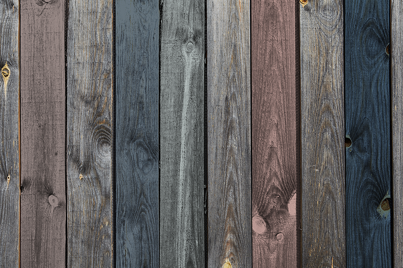 Rustic dark planks wood effect vinyl carpet - TenStickers