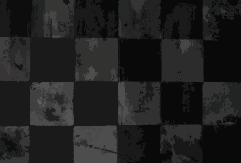 Checkered Layout tile vinyl carpet - TenStickers