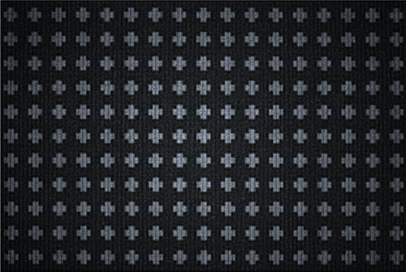 Intersecting Cross Arrangement minimalist vinyl carpet - TenStickers