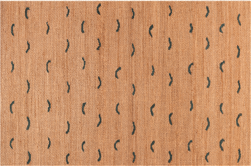 Jute beige imitation animal print vinyl carpet - TenStickers