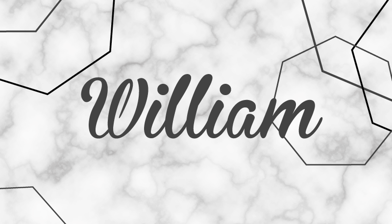 Marble custom name bedroom vinyl carpet - TenStickers