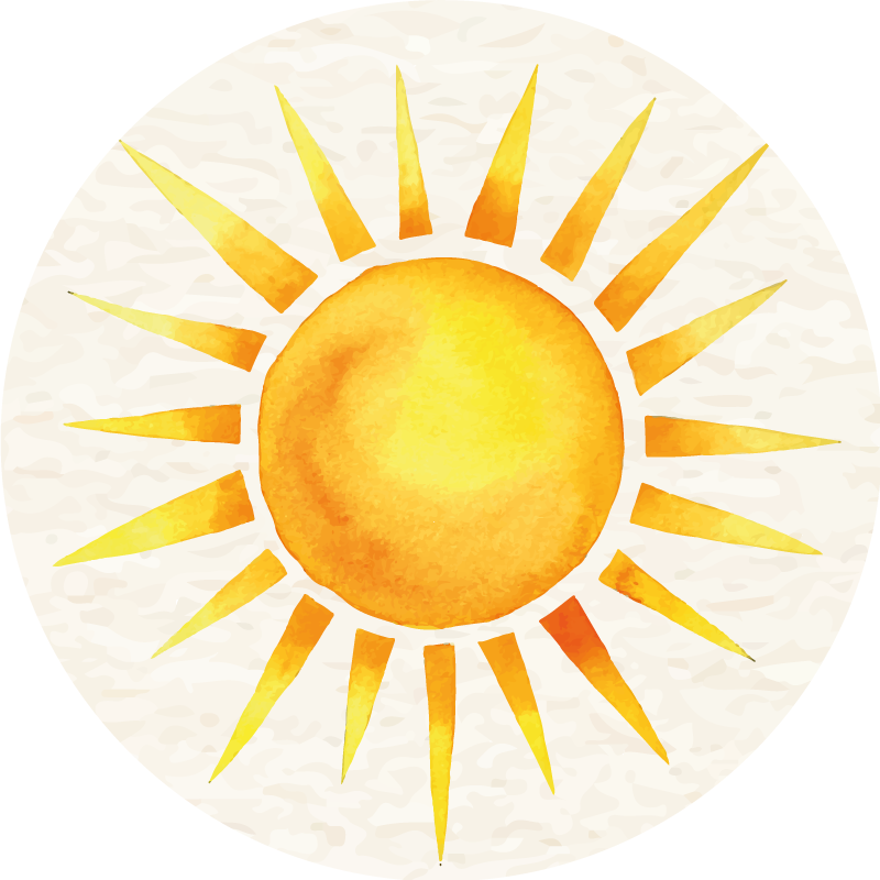 Sunny Burst nature vinyl carpet - TenStickers