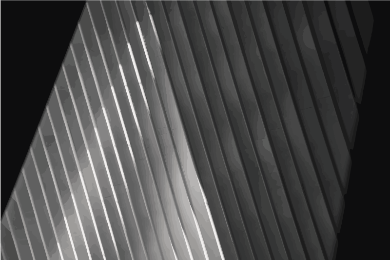 Sleek Striped Surface wood effect vinyl carpet - TenStickers