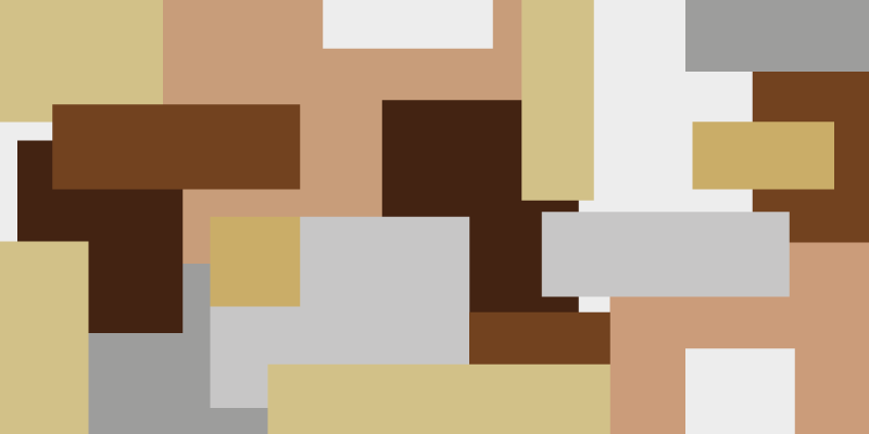 Abstract Geometric Motifs modern vinyl carpet - TenStickers