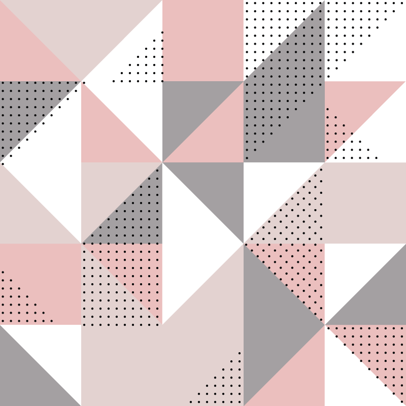 Triangular Color Segments geometric vinyl carpet - TenStickers