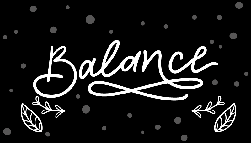 Balance design custom vinyl carpet - TenStickers