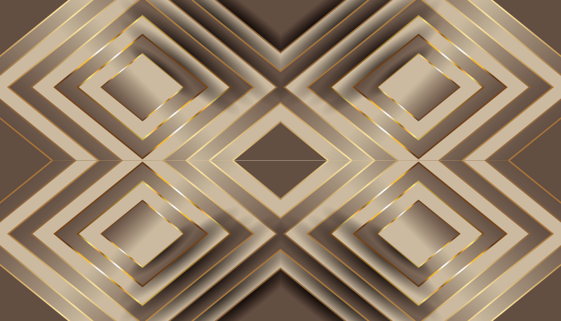 Elegant Geometric Composition kitchen vinyl carpet - TenStickers