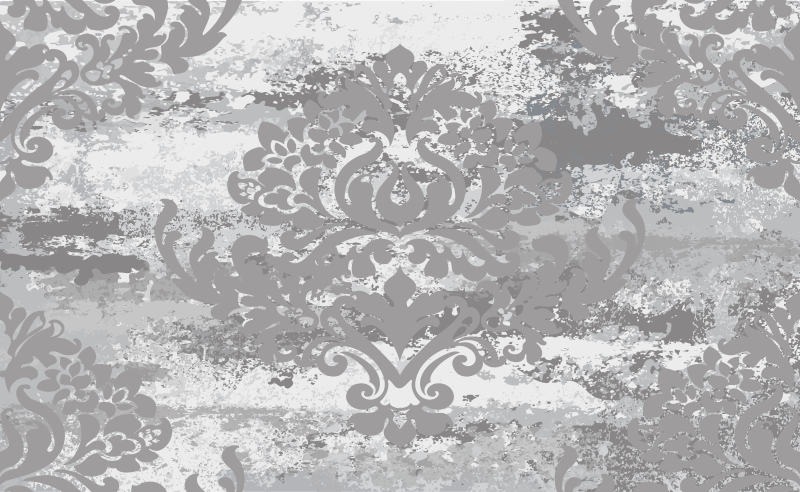 Elegant Grey Swirls marble vinyl carpet - TenStickers